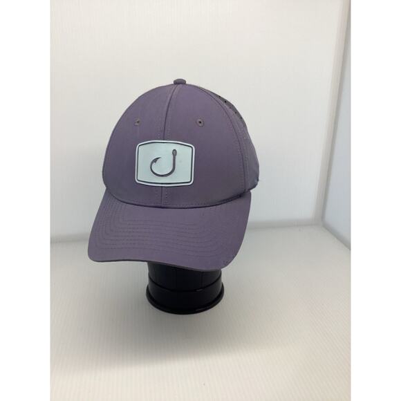 Avid Gear Fish Hook Hat Cap Gray Mesh Back - Picture 1 of 6
